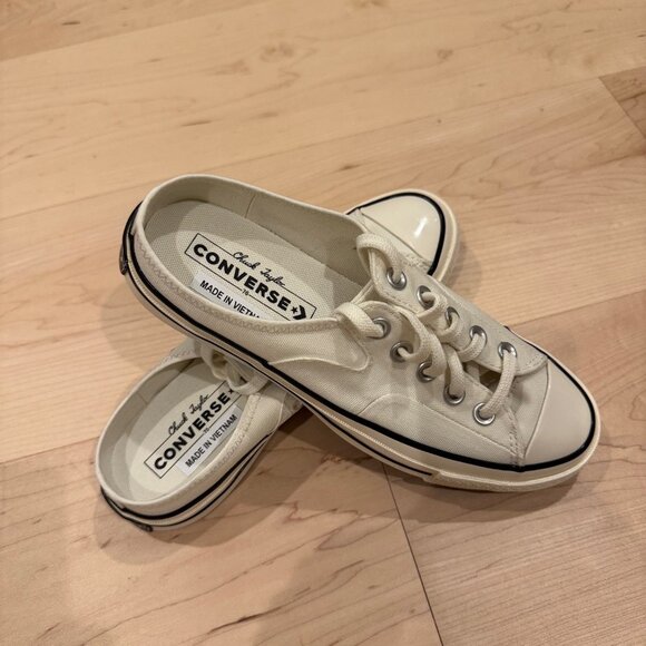 NIB! Converse Chuck 70 Women's Low Top Mules, White, US: 7, 7.5, 8, 8.5, 9, 9.5 - Picture 9 of 10